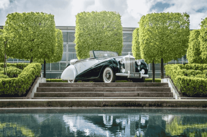 In 1949, Rolls-Royce introduced its first fully produced motor car, the Silver Dawn, combining post-war practicality with the marque's signature luxury and craftsmanship.