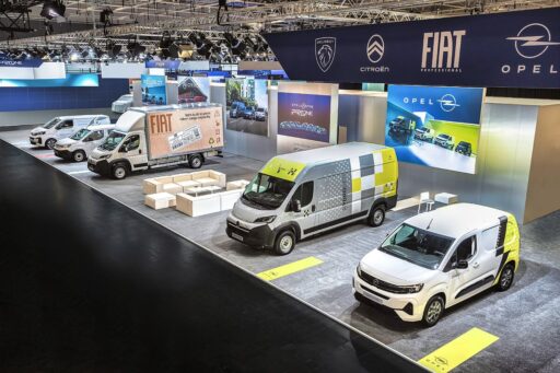 Stellantis Pro One debuts the CustomFit program at IAA 2024, offering tailored vehicle conversions and showcasing hydrogen-powered vans with over 500 km range and rapid refueling times.