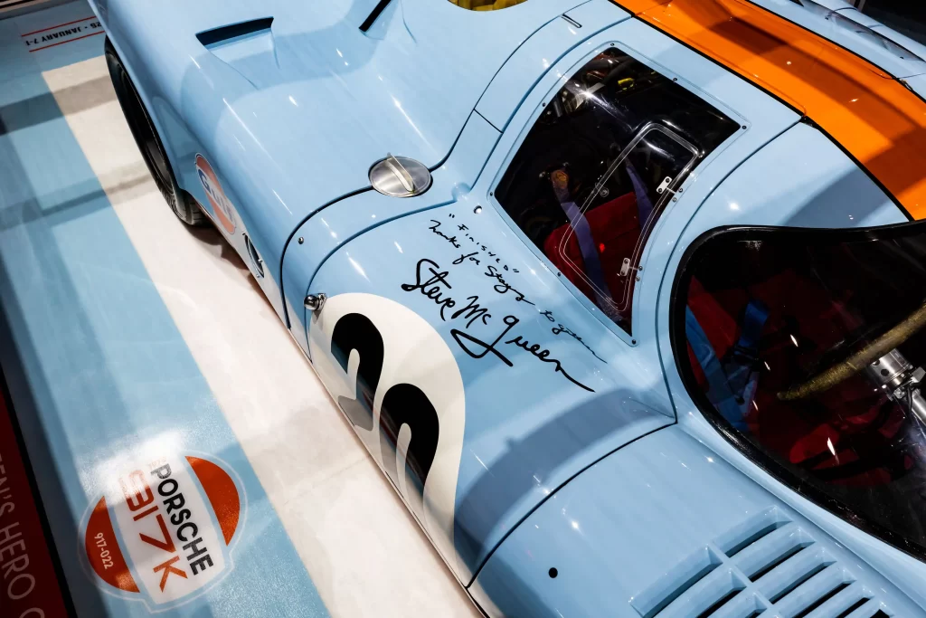 Steve McQueen’s iconic Porsche 917K from the 1971 film Le Mans is set to be auctioned for £15 million, combining cinematic fame with world-class racing history.