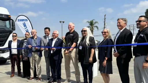 Tom’s Truck Center opens the first hydrogen refueling station at a U.S. truck dealership, fueling up to 30 trucks daily and supporting California’s push for clean, zero-emission transportation.