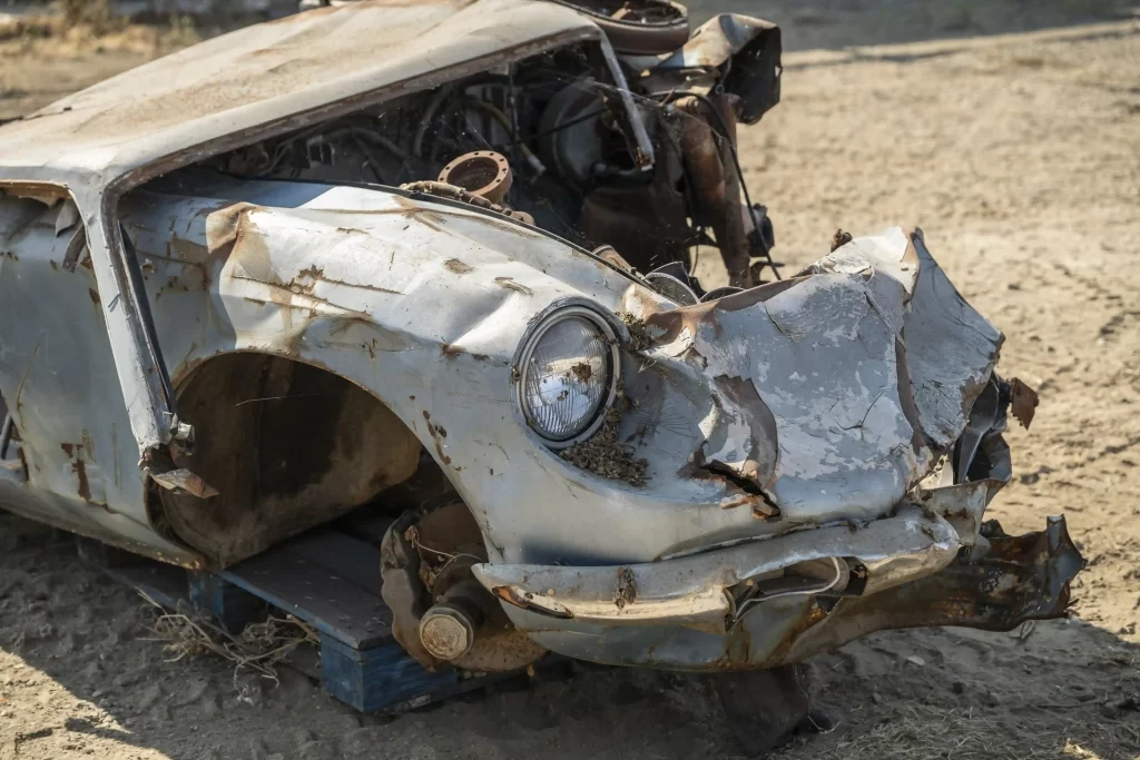 A vintage 1969 Ferrari 365 GT 2+2 with missing parts, including the engine, is set to sell for as little as £18,500 at RM Sotheby’s auction, needing major restoration.