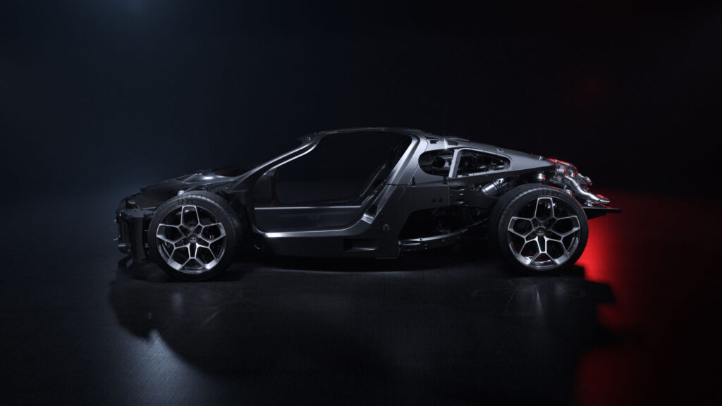 Bugatti unveils the Tourbillon, its latest hypercar with a groundbreaking new platform that combines cutting-edge technology, a V16 engine, and electric motors for unmatched performance.