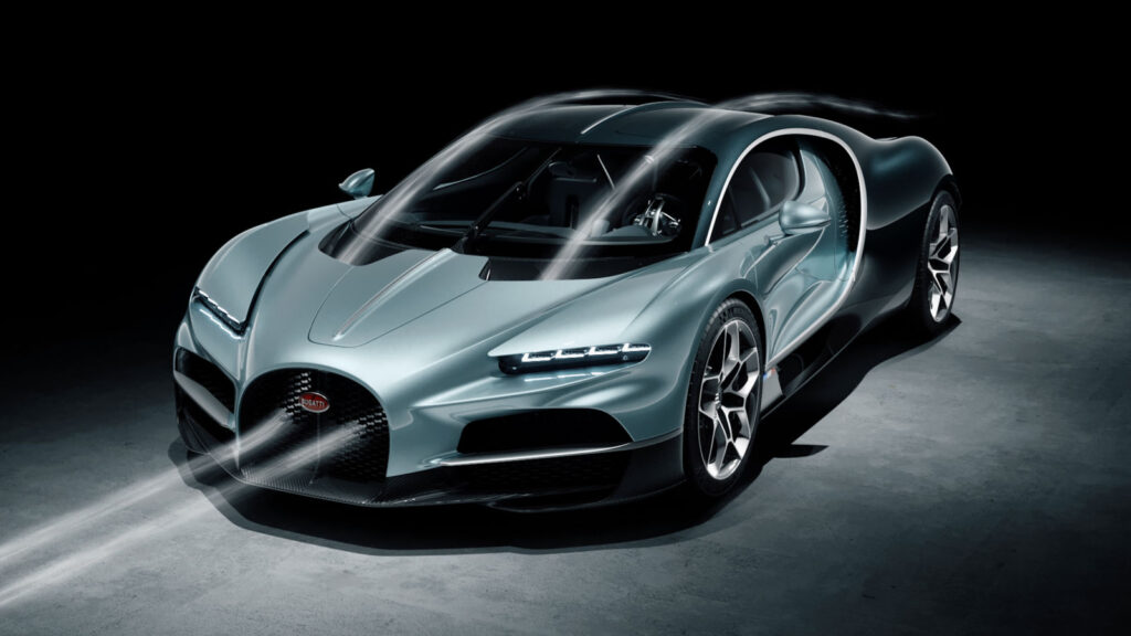 Bugatti unveils the Tourbillon, its latest hypercar with a groundbreaking new platform that combines cutting-edge technology, a V16 engine, and electric motors for unmatched performance.