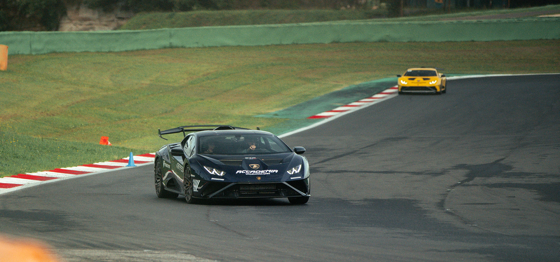 Accademia Mach I by Lamborghini offered an exhilarating driving experience with the Huracán STO, combining track sessions at Vallelunga Circuit and scenic drives through Rome.