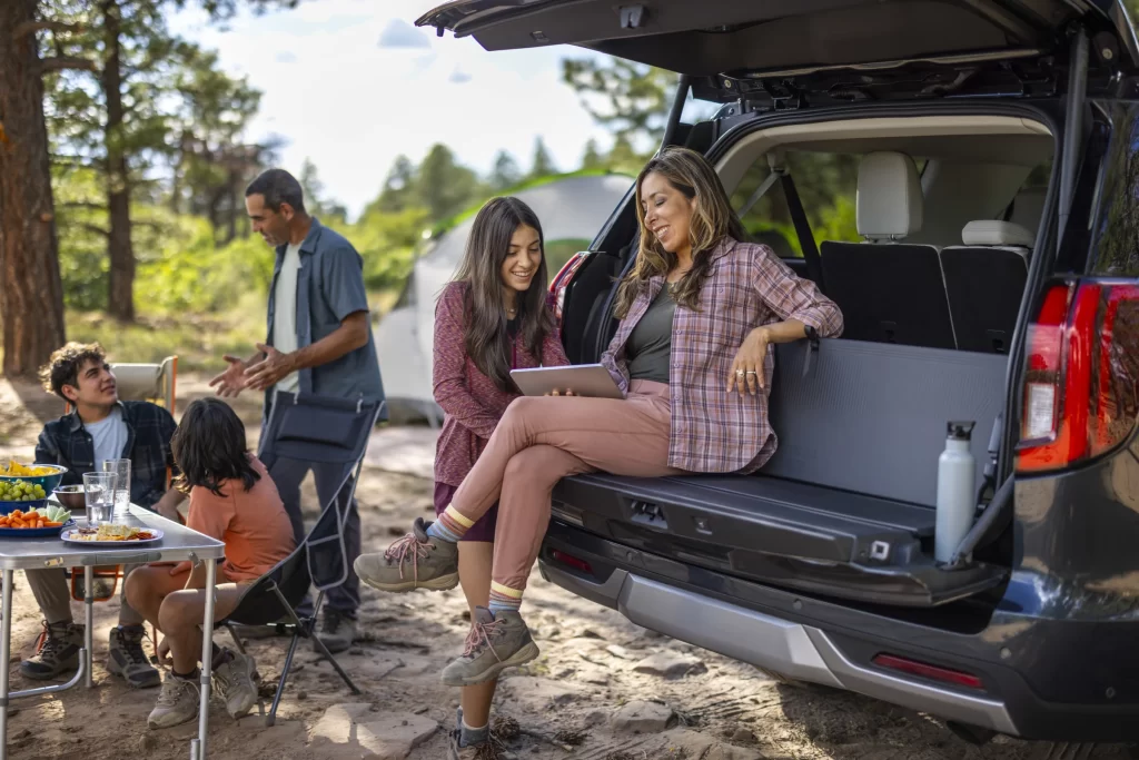 The 2025 Ford Expedition® is redesigned for active families, featuring a 24-inch display, first-ever Tremor® model, flexible cargo solutions, and a powerful EcoBoost® V6 engine for adventures.