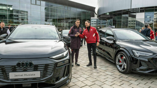 FC Bayern players receive new all-electric Audi cars, while the club’s app is integrated into Audi’s digital ecosystem, enhancing fan engagement and promoting sustainability.