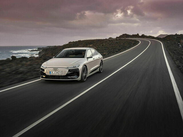 Audi expands the A6 e-tron lineup with new entry-level and quattro models, starting at 62,800 euros, featuring high performance and fast-charging capabilities for long-range travel.