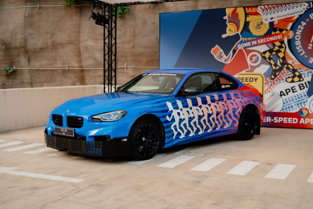 BMW’s new 2 Series Gran Coupé debuts at ApeFest 2024 in Lisbon, offering tech-savvy BAYC NFT holders an exclusive preview with digital features and custom designs.