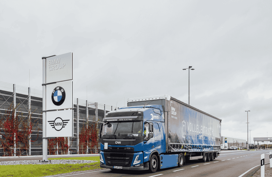 BMW Group introduces electric trucks at its Leipzig plant, reducing CO2 emissions by 9 tonnes annually while transporting EV components, part of a broader sustainable logistics initiative.