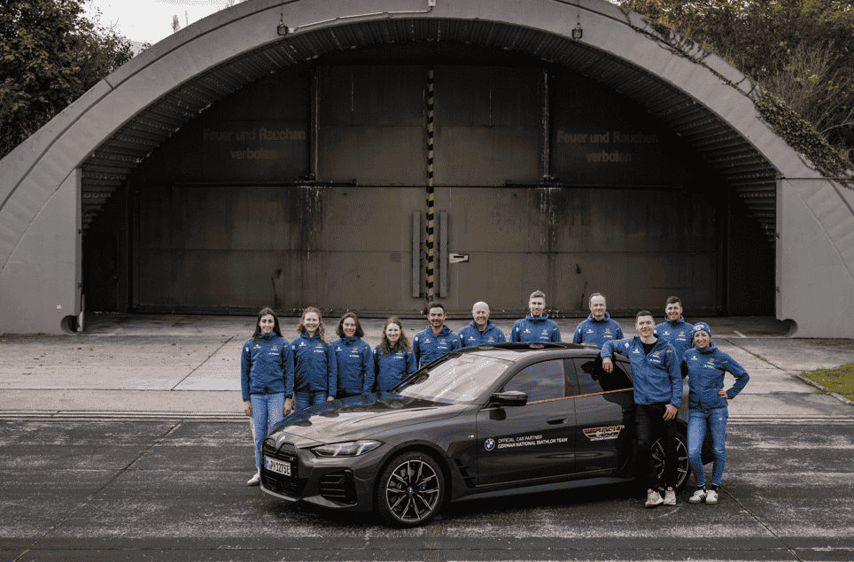 BMW partners with the German National Biathlon Team for a third season, providing electric vehicles and technological support to enhance performance and sustainability in the 2024 season.