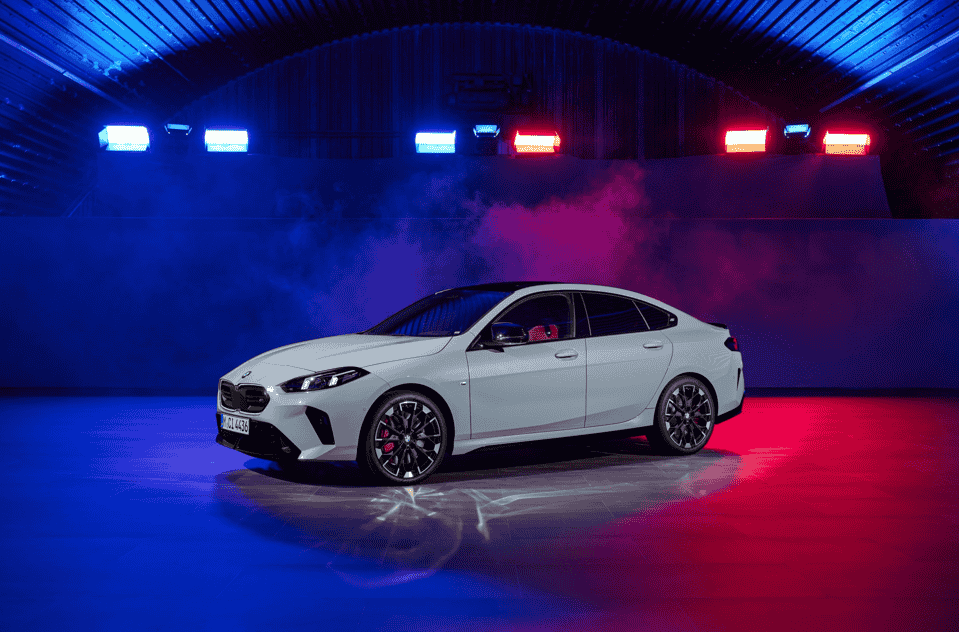 The new BMW 2 Series Gran Coupé combines sporty design with cutting-edge tech, featuring BMW iDrive with QuickSelect, leather-free interiors, and advanced driver assistance systems.