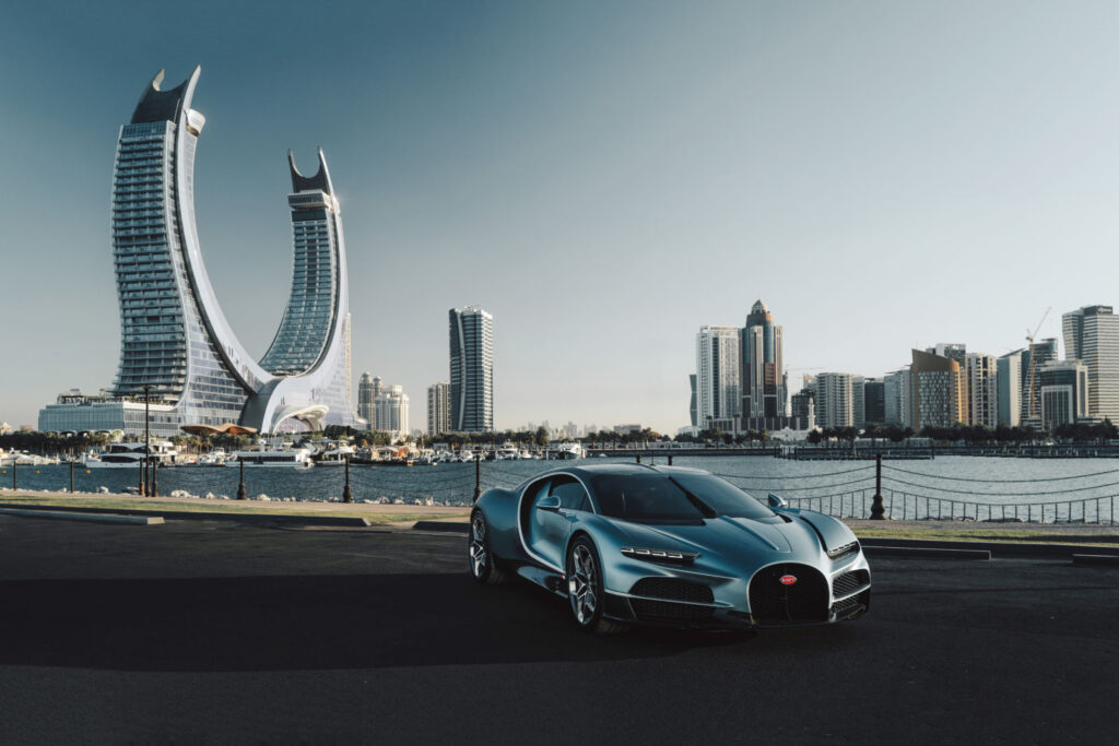 Bugatti debuts its new Tourbillon in Doha, showcasing its blend of cutting-edge design and luxury amidst Qatar’s rich cultural backdrop, marking the next chapter in Bugatti’s legacy.