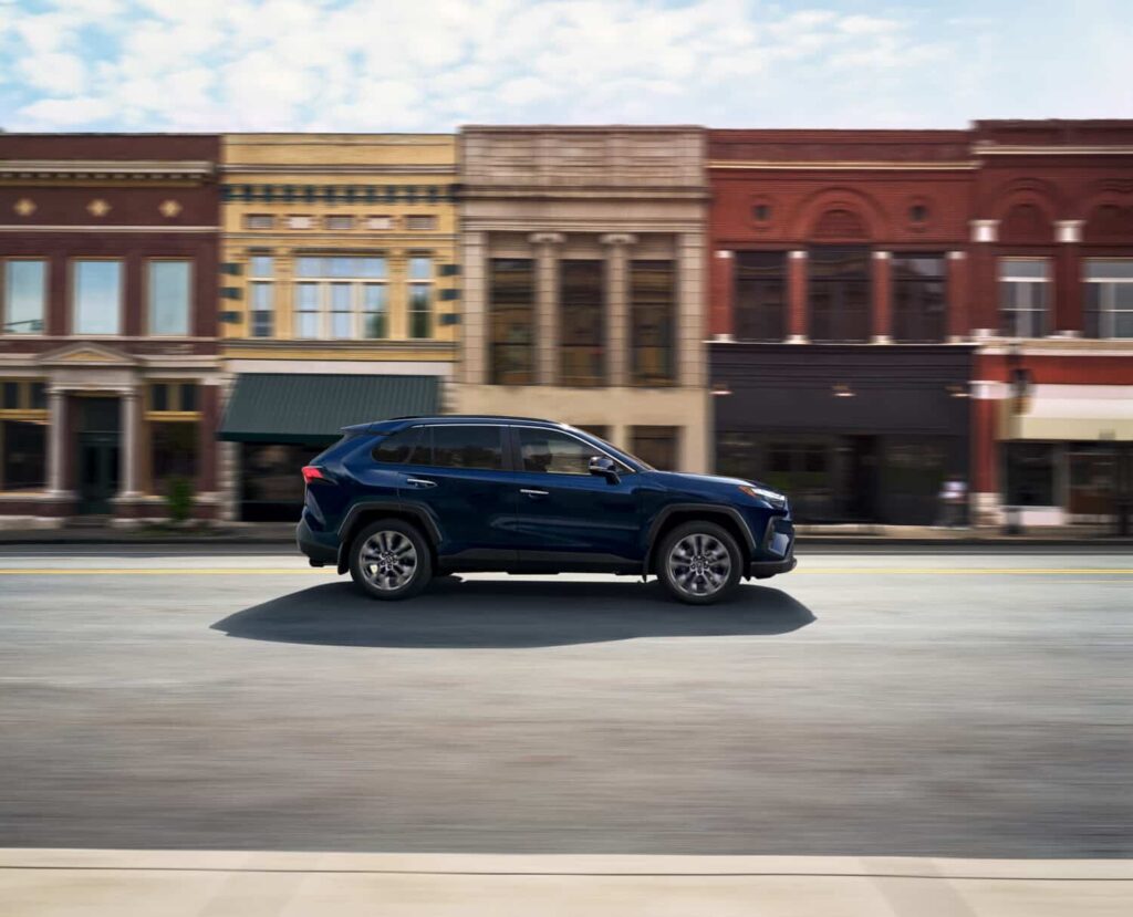 The 2025 Toyota RAV4 combines style, versatility, and advanced hybrid options, designed for both urban streets and weekend getaways, offering rugged capability and top-tier features.