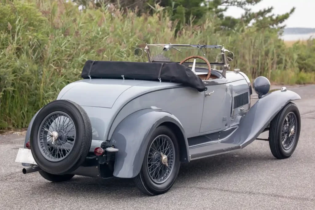 A rare 1930 Bugatti Type 40A Roadster, one of only 40 produced, hits the market for £190,000. This beautifully restored vintage car boasts just 26,000 miles on the clock.