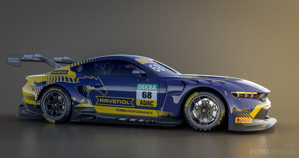 Ford Performance Motorsports and HRT team up to debut the Mustang GT3 in Europe’s premier racing series, including DTM, showcasing Ford's racing legacy and engineering prowess.