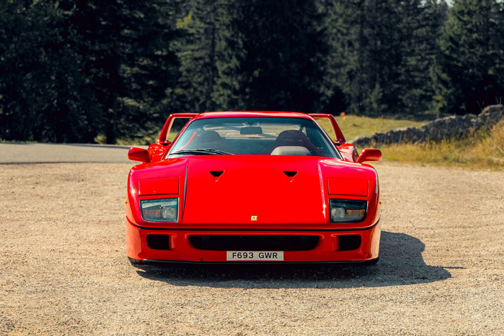 A rare Ferrari F40 with just 12,999 miles on the clock, once owned by stars like Maradona and Pavarotti, is set to sell for £2 million at auction.