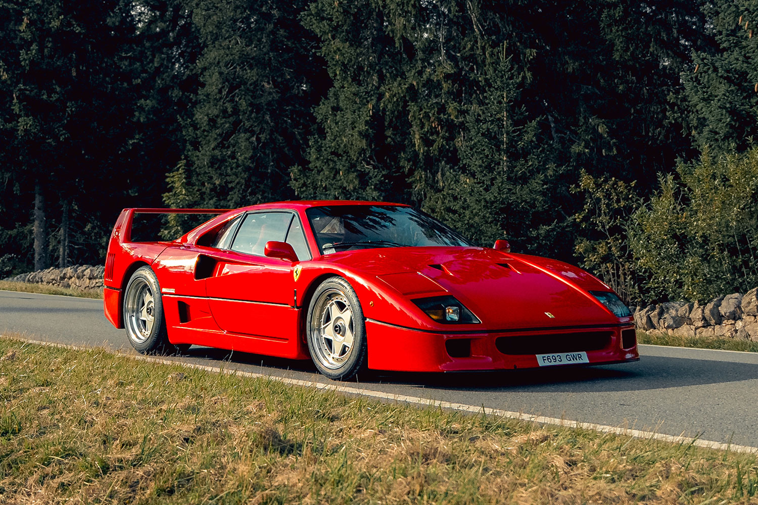 A rare Ferrari F40 with just 12,999 miles on the clock, once owned by stars like Maradona and Pavarotti, is set to sell for £2 million at auction.