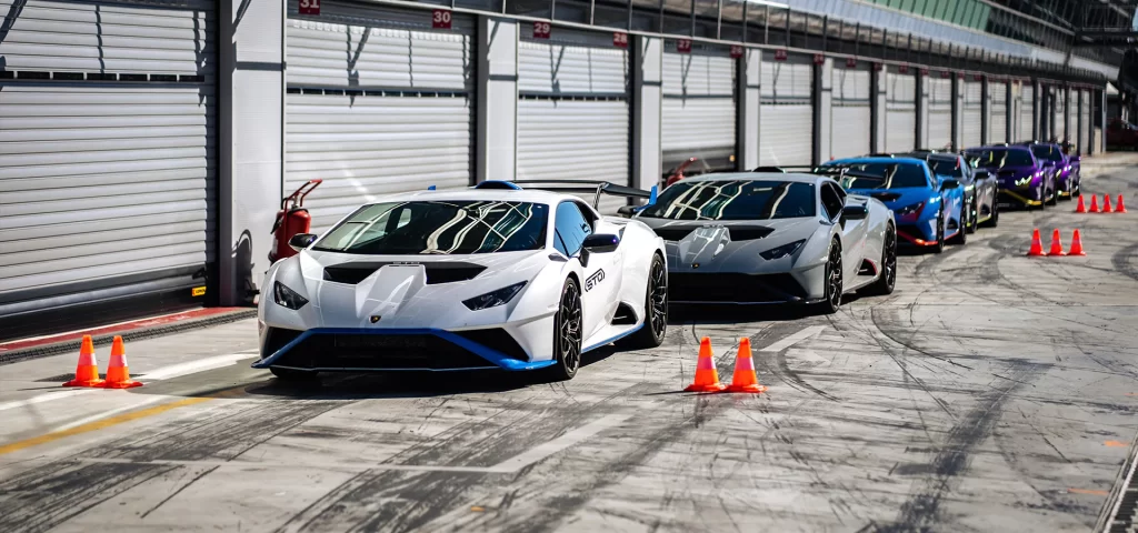 Lamborghini Accademia returns, offering participants the thrill of driving the Huracán STO on the track with expert guidance from professional instructors at the Vallelunga Circuit near Rome.