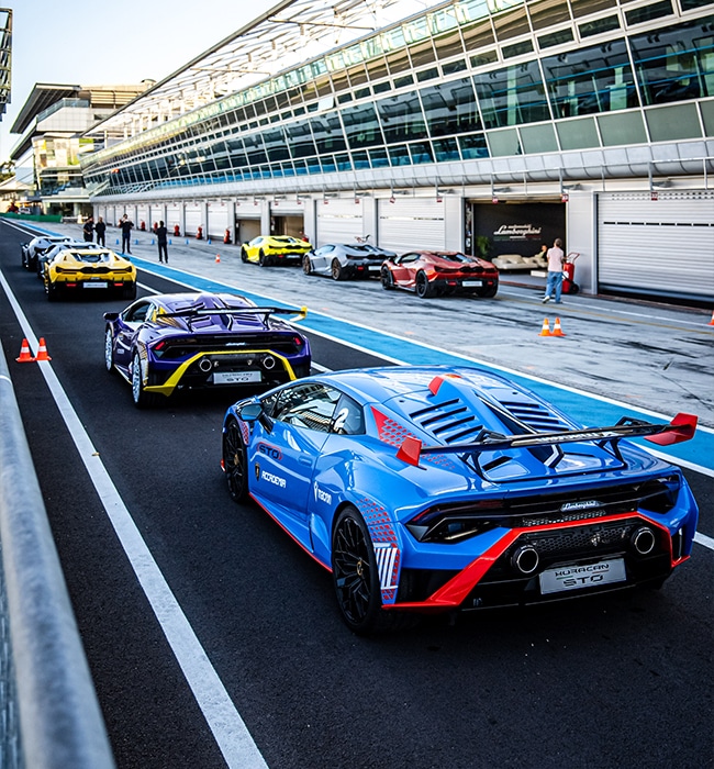 Lamborghini Accademia returns, offering participants the thrill of driving the Huracán STO on the track with expert guidance from professional instructors at the Vallelunga Circuit near Rome.