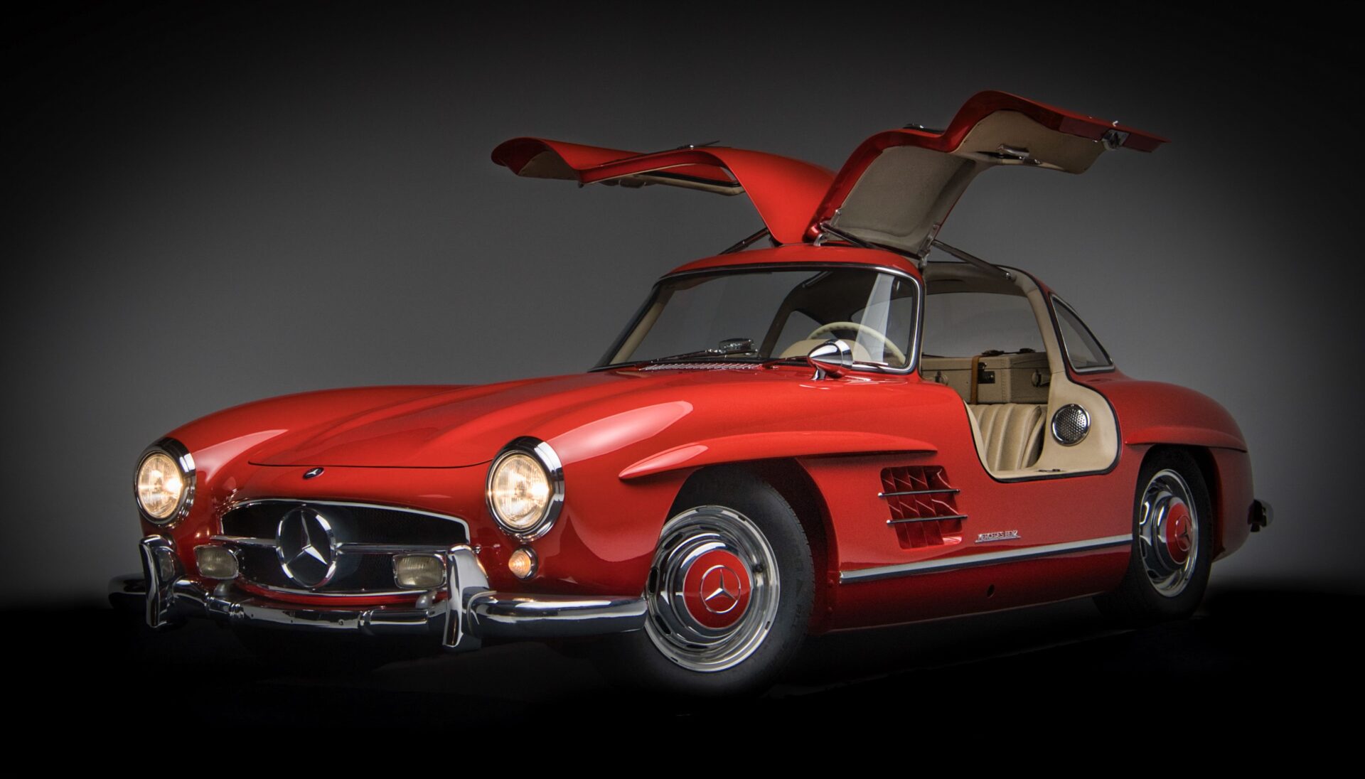 The last 1957 Mercedes-Benz 300 SL Gullwing heads to auction, expected to fetch £2.7 million, offering collectors a rare piece of automotive history.