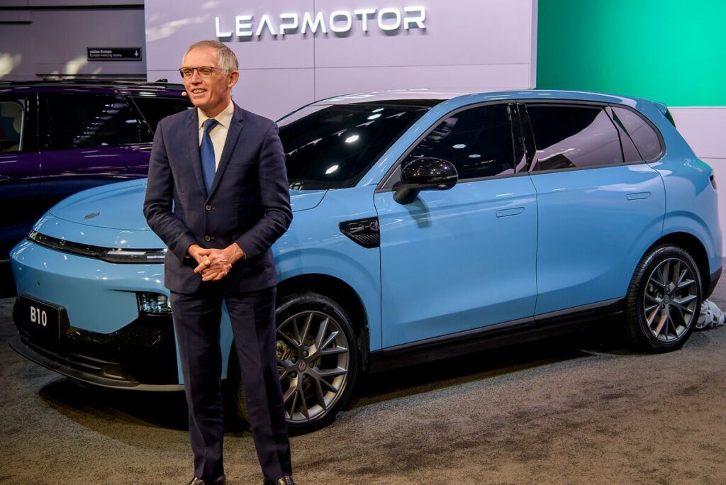 Leapmotor debuts the B10, its first global C-SUV, at the 2024 Paris Motor Show, showcasing advanced tech and marking the brand’s rapid expansion into international markets.