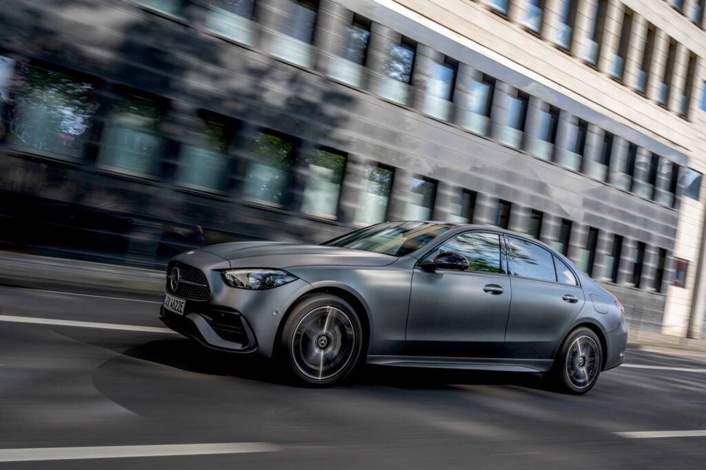 The Mercedes-Benz C-Class earns Euro NCAP's top "very good" rating for driver assistance systems, excelling in both Assistance Competence and Safety Backup for advanced safety.