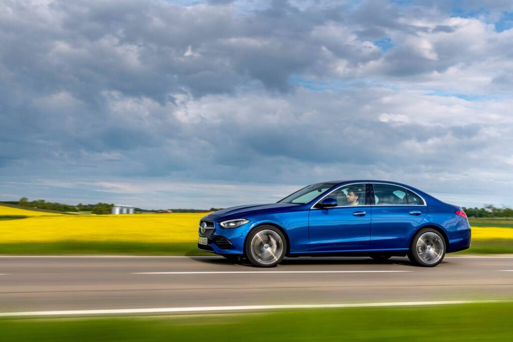 The Mercedes-Benz C-Class earns Euro NCAP's top "very good" rating for driver assistance systems, excelling in both Assistance Competence and Safety Backup for advanced safety.