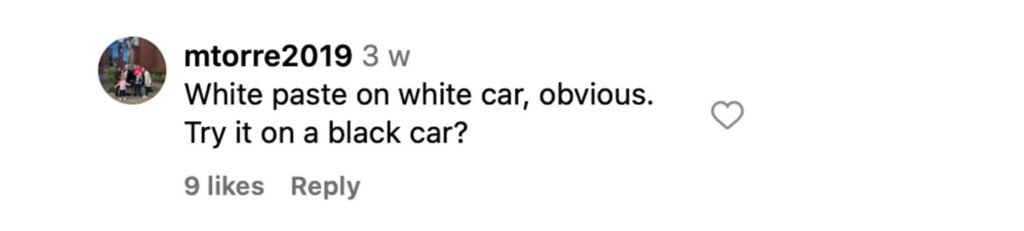 Social media comment on the post of Motoring expert 'Driver Ms May' shares viral car hacks using household items like toothpaste and potatoes to tackle scratches and water droplets, with mixed reactions from viewers.