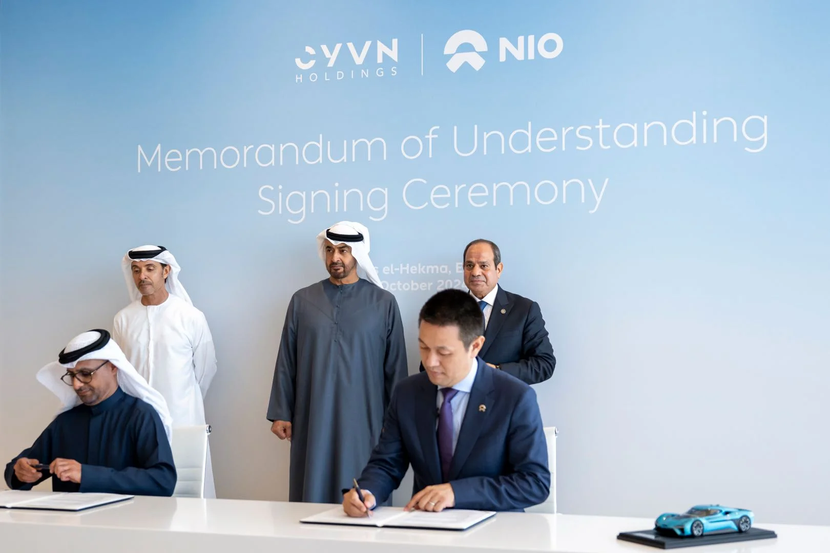 NIO partners with CYVN Holdings to launch NIO MENA, bringing smart EVs and advanced technologies to the Middle East and North Africa, with a focus on innovation and sustainability.