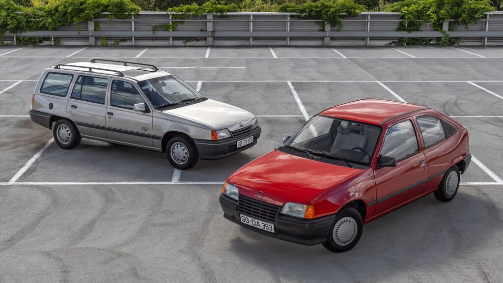 Celebrating 40 years, the Opel Kadett E, launched in 1984, became a bestseller with its innovative design and aerodynamic GSi model, winning awards like European Car of the Year.