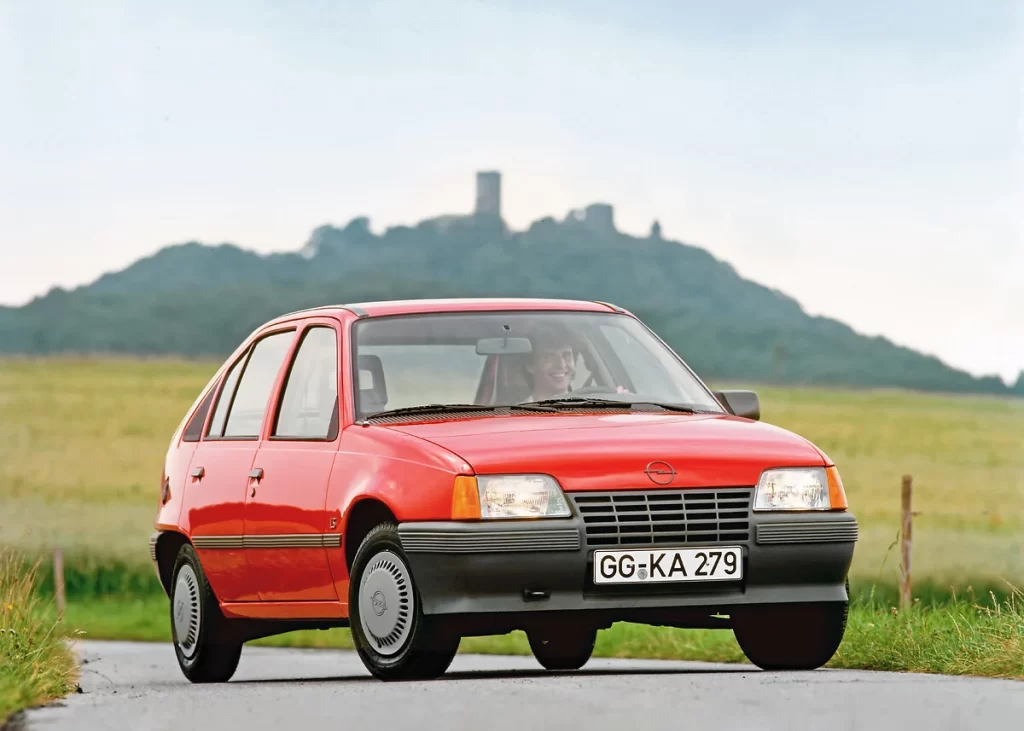 Celebrating 40 years, the Opel Kadett E, launched in 1984, became a bestseller with its innovative design and aerodynamic GSi model, winning awards like European Car of the Year.