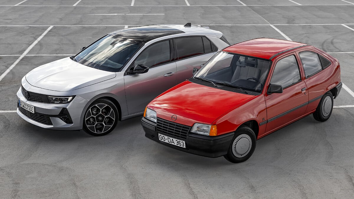 Celebrating 40 years, the Opel Kadett E, launched in 1984, became a bestseller with its innovative design and aerodynamic GSi model, winning awards like European Car of the Year.