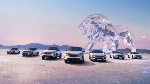 At the 2024 Paris Motor Show, PEUGEOT unveils its full electric lineup, featuring 12 models and innovations like the E-408 premiere, long-range SUVs, and groundbreaking tech like Hypersquare.