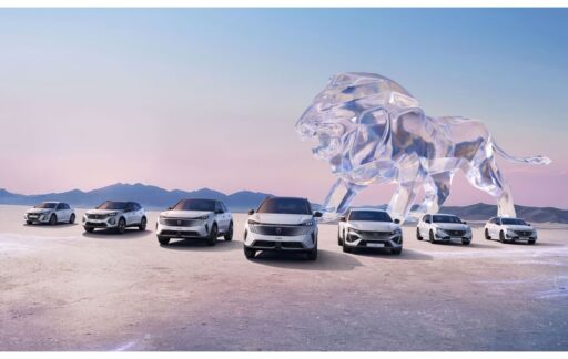 At the 2024 Paris Motor Show, PEUGEOT unveils its full electric lineup, featuring 12 models and innovations like the E-408 premiere, long-range SUVs, and groundbreaking tech like Hypersquare.