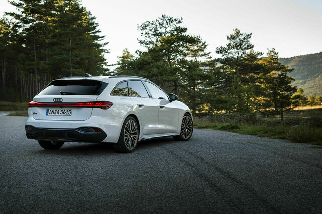 The new Audi A5 debuts on the scenic roads of the Côte d'Azur, showcasing its dynamic handling, advanced hybrid technology, and cutting-edge features in a stunning, picturesque setting.