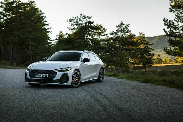 The new Audi A5 debuts on the scenic roads of the Côte d'Azur, showcasing its dynamic handling, advanced hybrid technology, and cutting-edge features in a stunning, picturesque setting.