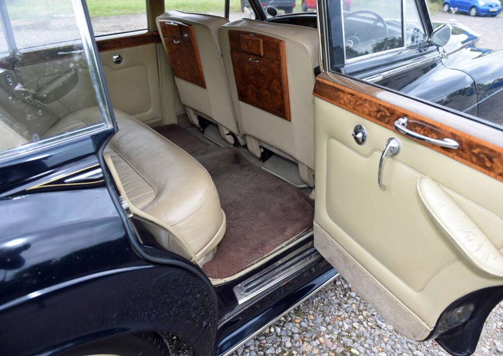 A rare 1965 Rolls Royce Silver Cloud III, once owned by a top film executive, heads to auction for £25,000, offering collectors a piece of luxury and cinematic history.