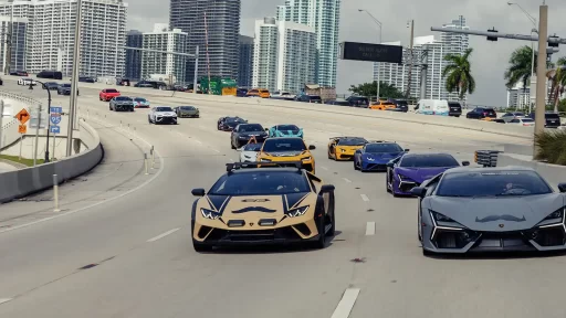 Lamborghini partners with Movember for the fourth year, rallying support for men’s health issues through events like the Miami Bull Run and a special exhibit at the Lamborghini Museum.