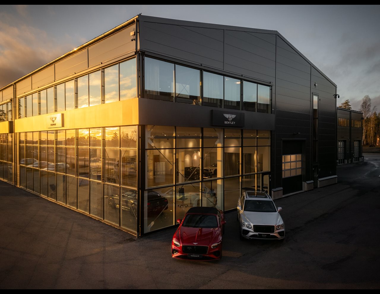 Bentley Stockholm opens in Järfälla, marking a new chapter in Scandinavia with a state-of-the-art showroom and the debut of the latest Continental GT Speed and Flying Spur Speed.