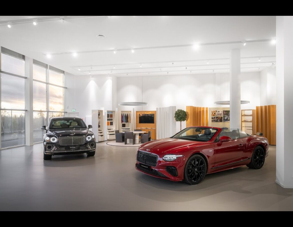 Bentley Stockholm opens in Järfälla, marking a new chapter in Scandinavia with a state-of-the-art showroom and the debut of the latest Continental GT Speed and Flying Spur Speed.