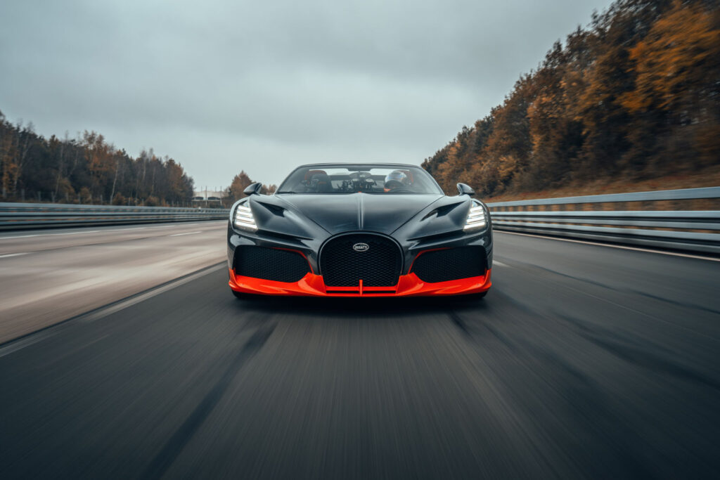 The Bugatti W16 Mistral sets a new world record for open-top cars, reaching 453.91 km/h, showcasing unmatched engineering, luxury, and Bugatti’s legacy of speed.