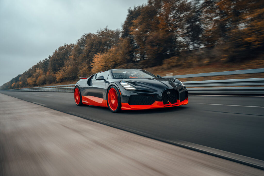 The Bugatti W16 Mistral sets a new world record for open-top cars, reaching 453.91 km/h, showcasing unmatched engineering, luxury, and Bugatti’s legacy of speed.