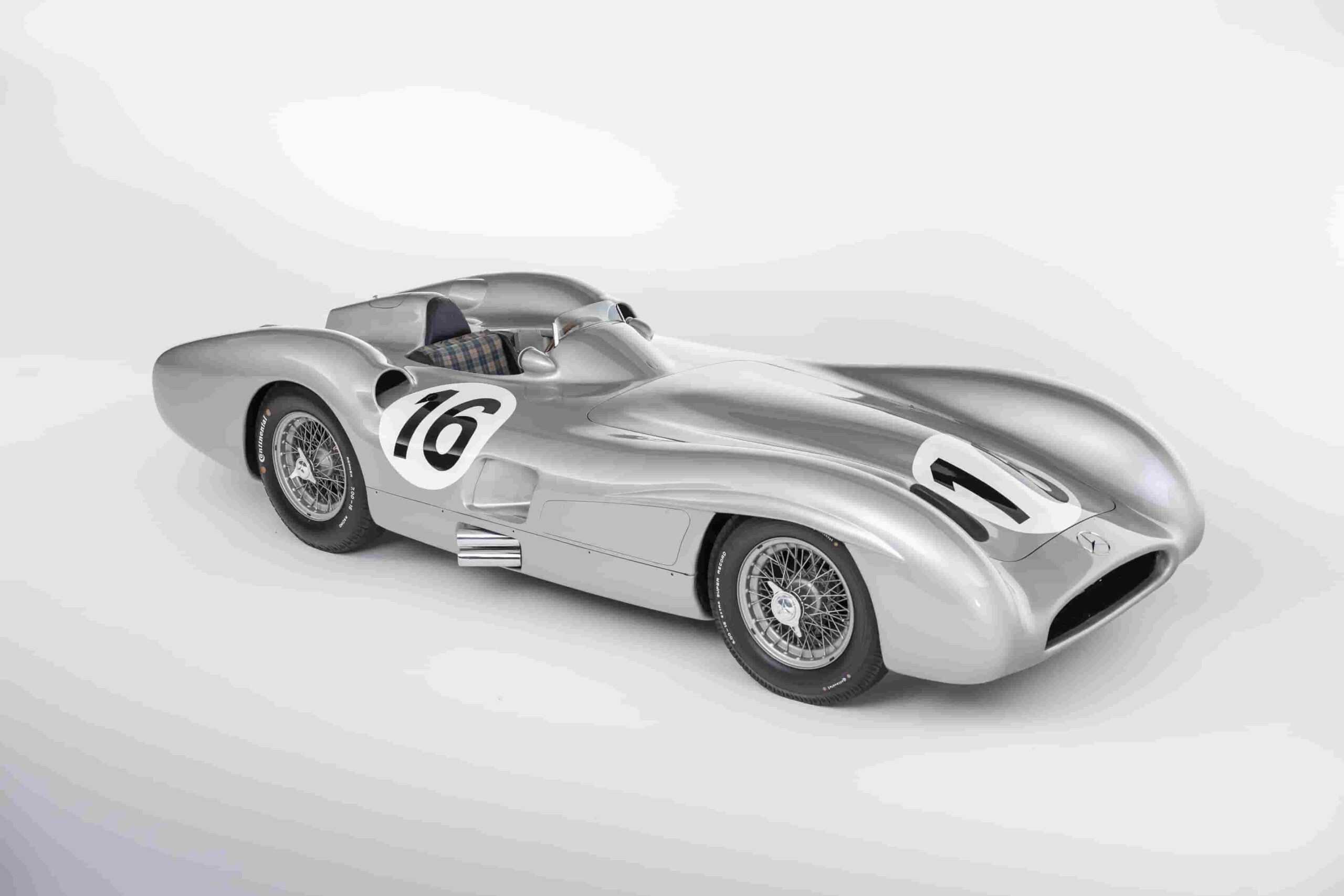 A legendary 1955 Mercedes-Benz W 196 R driven by Sir Stirling Moss and Manuel Fangio is set to fetch £41M at auction, becoming the 2nd most expensive car ever.