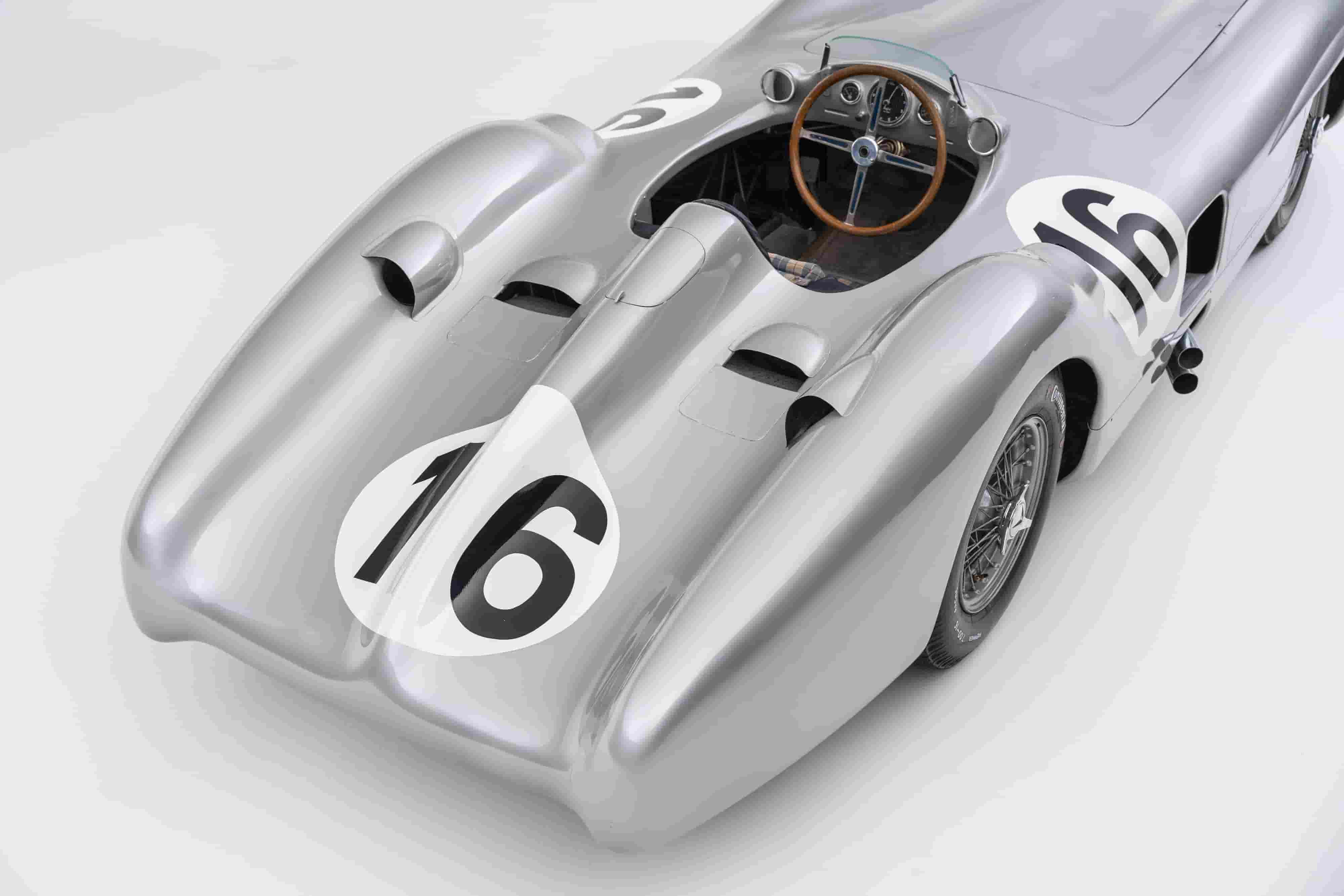 A legendary 1955 Mercedes-Benz W 196 R driven by Sir Stirling Moss and Manuel Fangio is set to fetch £41M at auction, becoming the 2nd most expensive car ever.