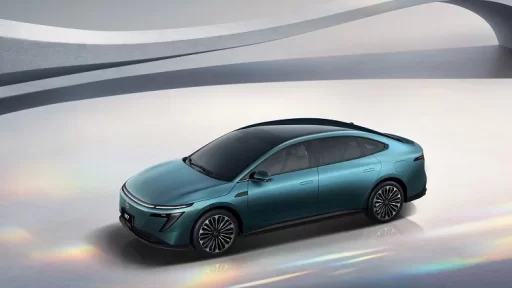 Dongfeng Nissan debuts the N7 EV sedan at Auto Guangzhou, showcasing futuristic design, advanced tech, and a spacious cabin, set to launch in China by mid-2025.