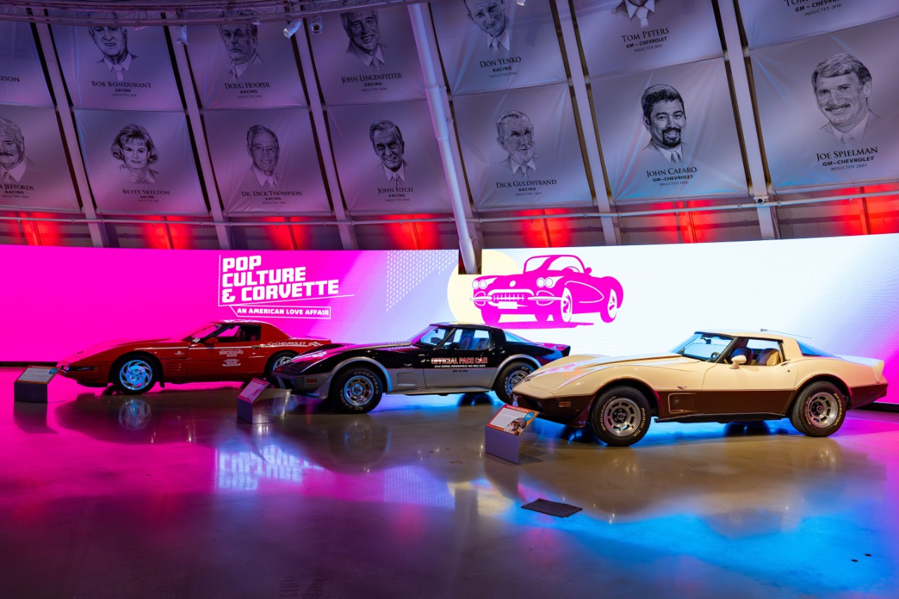 Explore Corvette's iconic role in pop culture at the National Corvette Museum’s new exhibit, "An American Love Affair," showcasing famous models from film, music, and TV.