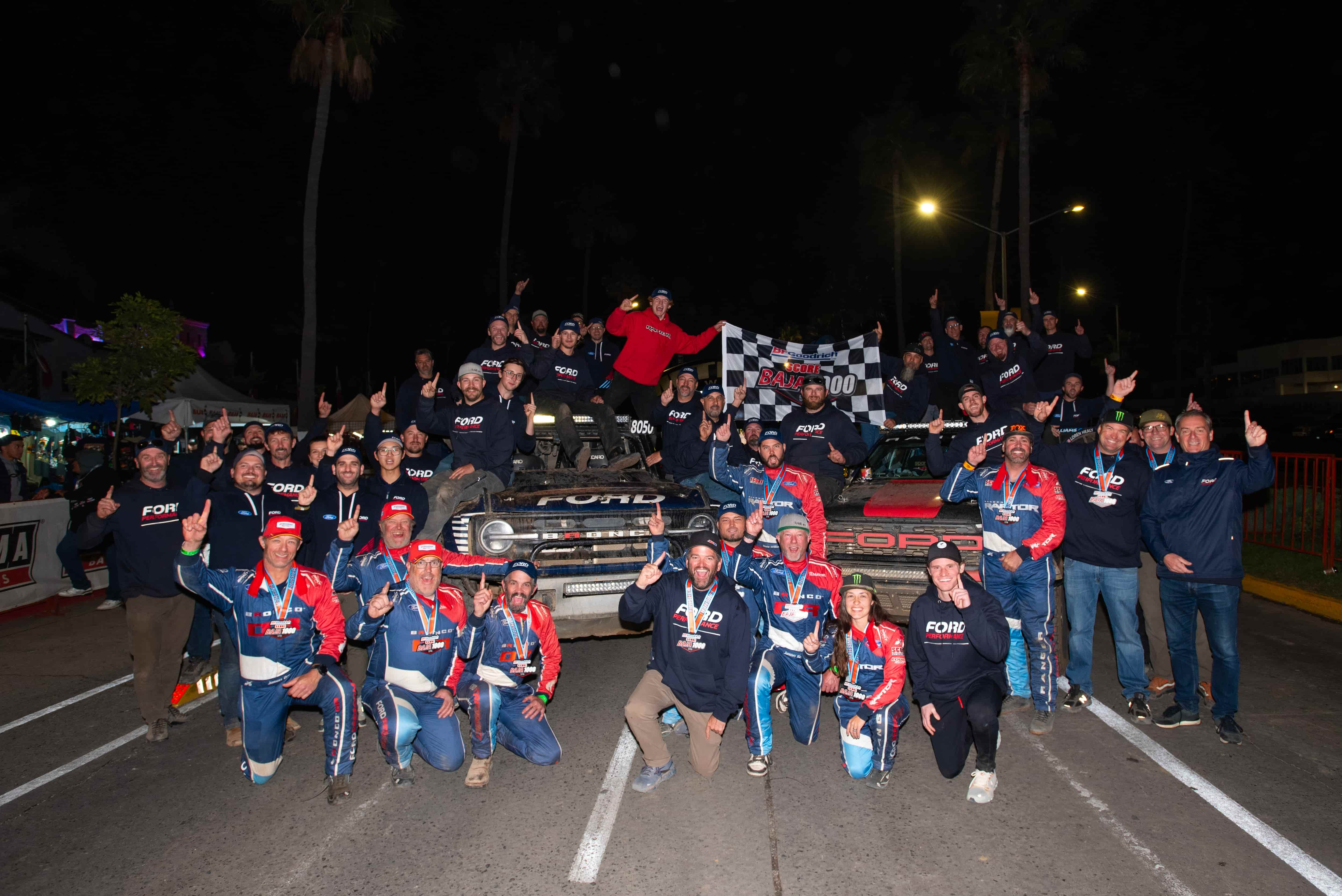 Ford Performance celebrates a double victory at the 2024 Baja 1000, with the Bronco DR and Ranger Raptor dominating their classes in this ultimate off-road endurance test.