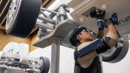 Hyundai and Kia debut the X-ble Shoulder wearable robot, reducing musculoskeletal strain by up to 60%, with commercialization planned for 2025 to revolutionize industrial safety.