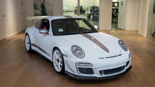 Rare 225mph 2011 Porsche 911 GT3 RS 4.0 with just 144 miles heads to auction, boasting a 493bhp engine, striking Carrara white finish, and a £560k estimate.