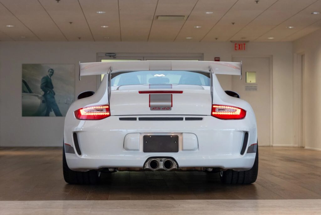 Rare 225mph 2011 Porsche 911 GT3 RS 4.0 with just 144 miles heads to auction, boasting a 493bhp engine, striking Carrara white finish, and a £560k estimate.